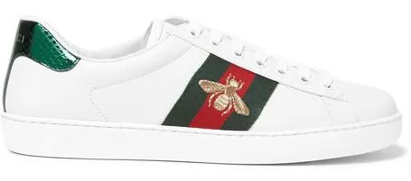 Ace Embroidered Low Top Sneaker - Bee