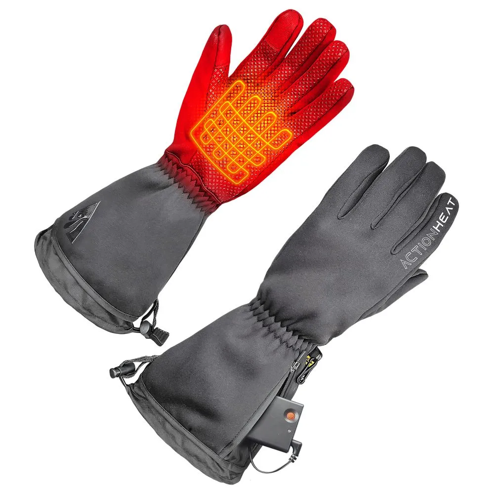 ActionHeat AA Battery-Powered Touch-Screen-Capable Heated Gloves for Ladies - S/M