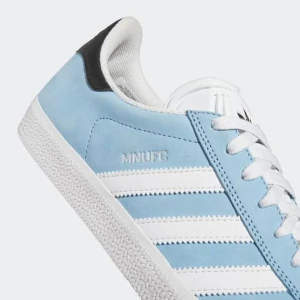 Adidas MNUFC x Familia Gazelle ADV Crystal White - Core Black - Better Scarlet