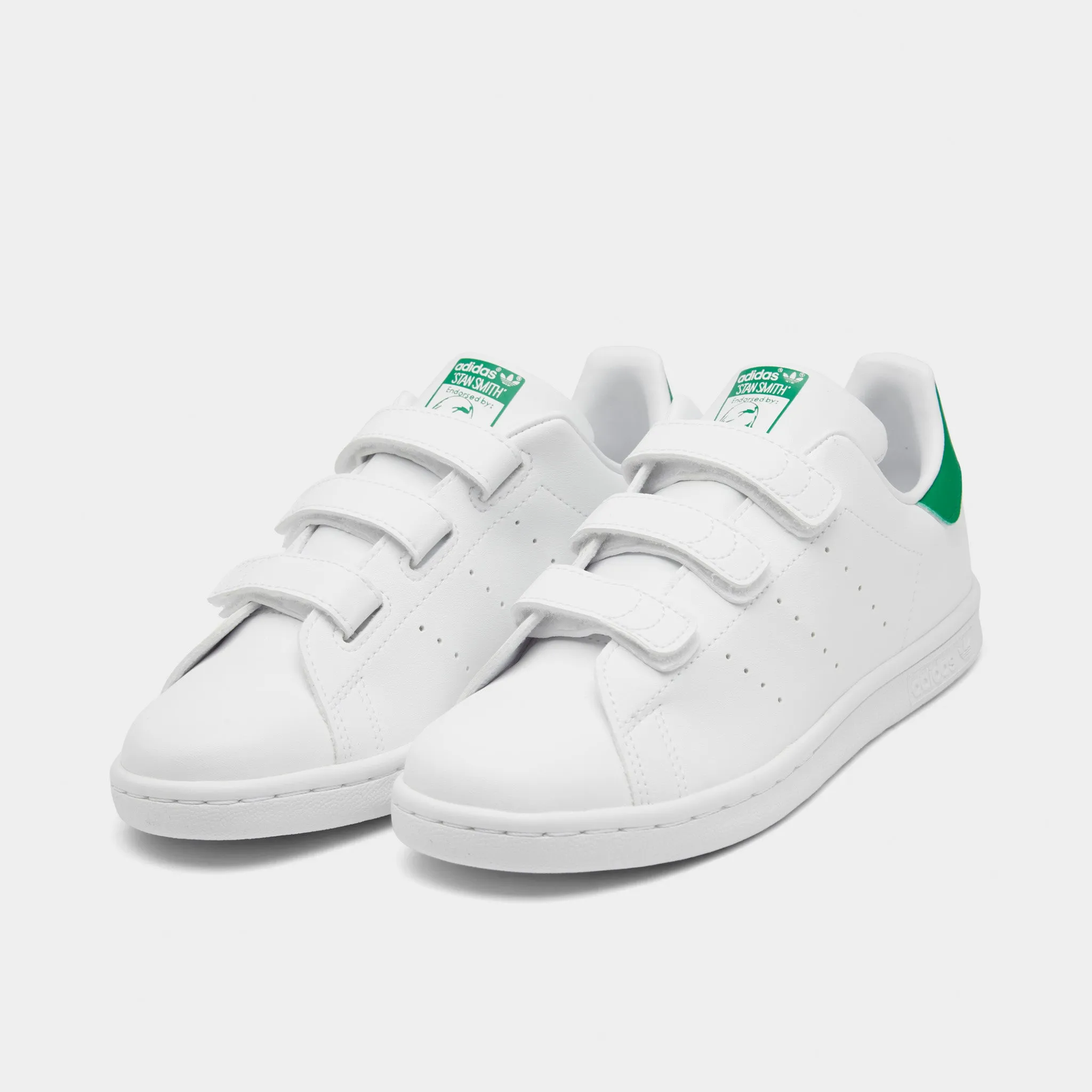 adidas Originals Children's Stan Smith Cloud White / Cloud White - Green