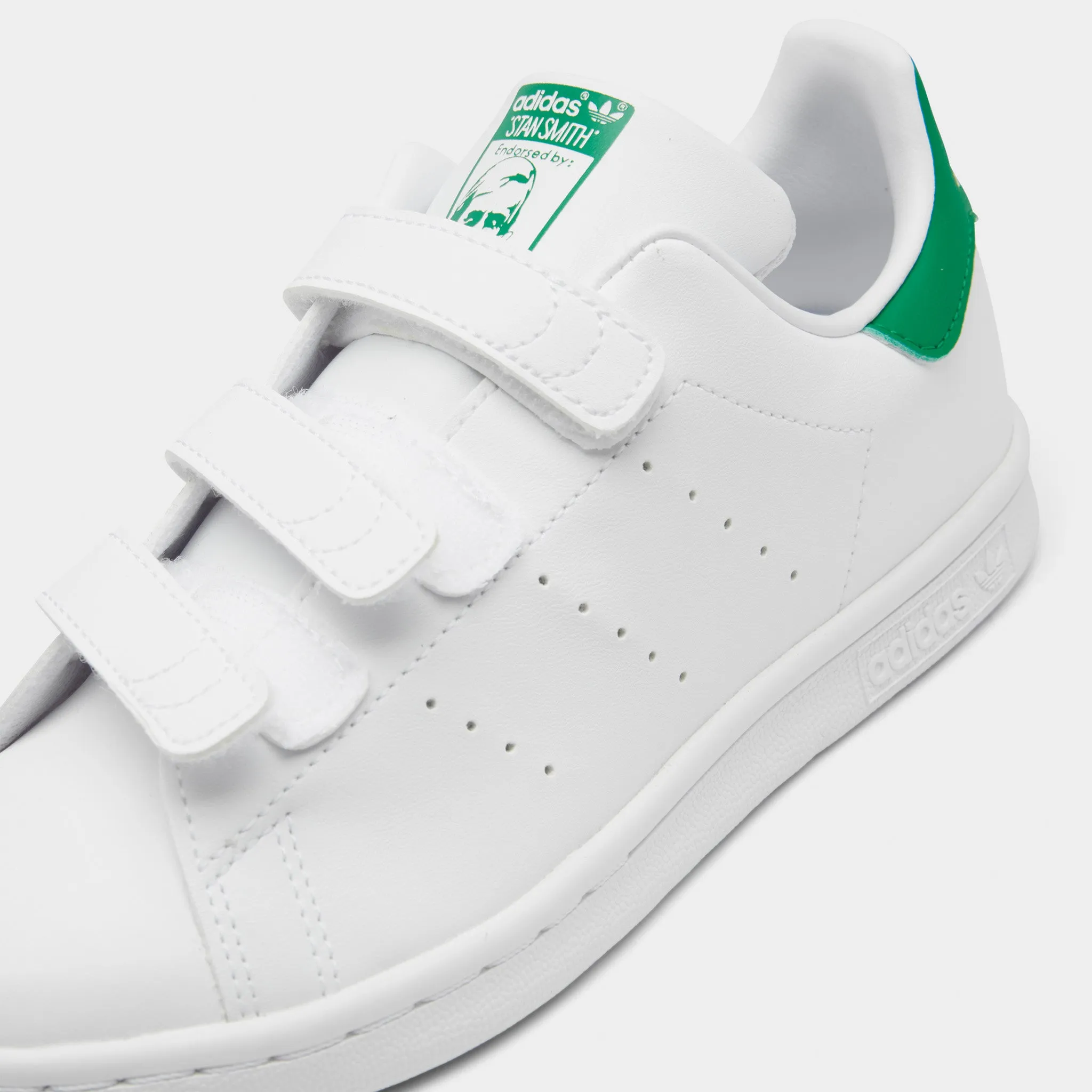 adidas Originals Children's Stan Smith Cloud White / Cloud White - Green