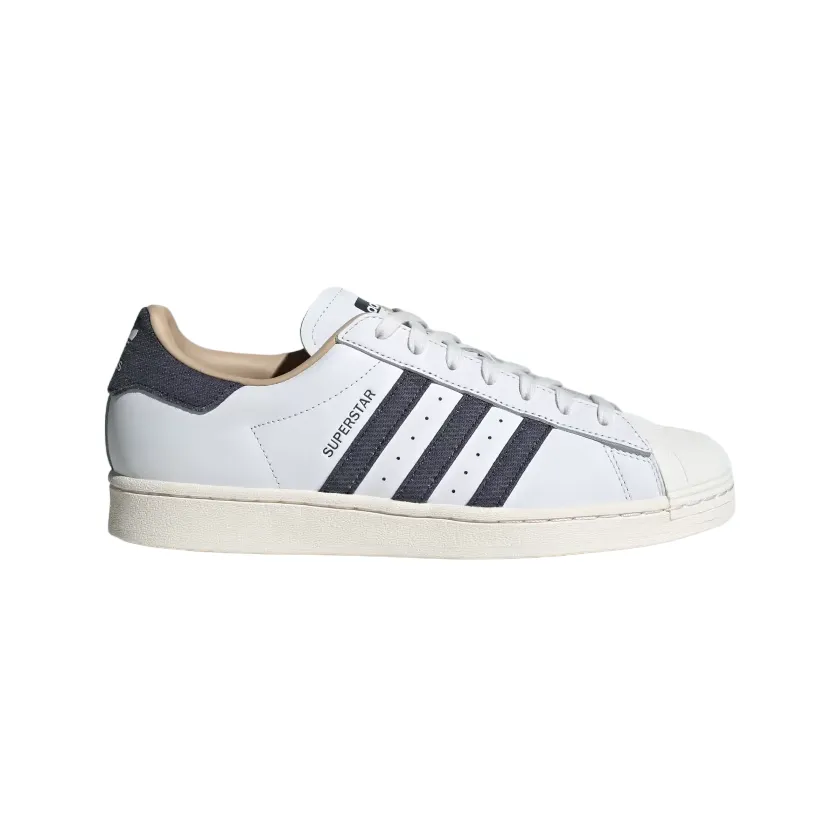 Adidas Originals scarpa sneakers da uomo Superstar ID4685 bianco-blu