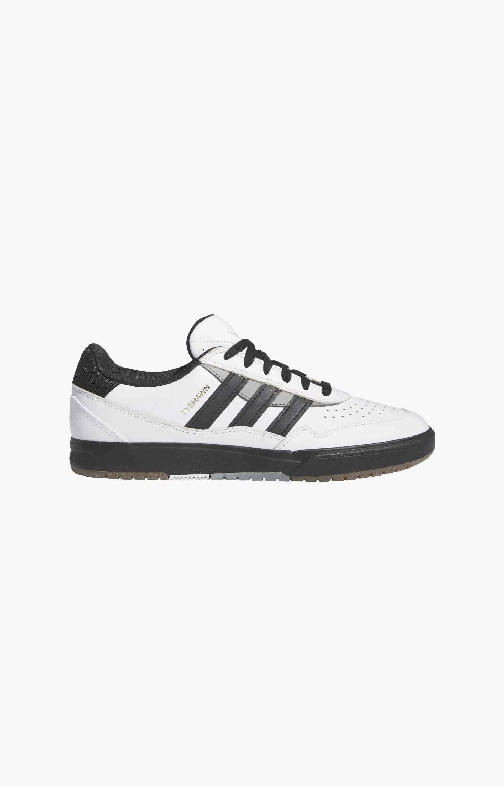 Adidas Tyshawn II Shoe, Crystal White/Black/Charcoal