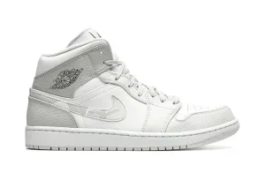 Air Jordan 1 Mid White Grey Camo