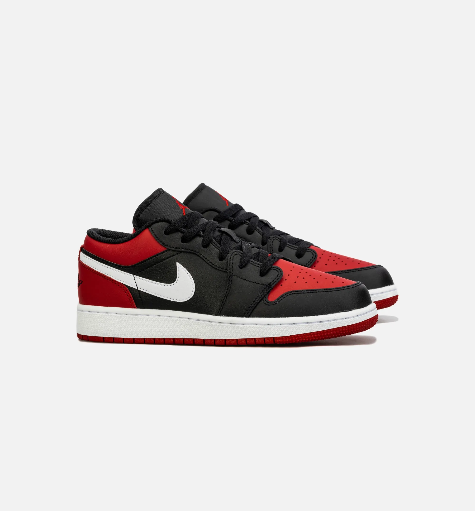 Air Jordan 1 Retro Alternate Bred Toe Grade School Lifestyle Shoe - Black/Red