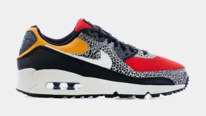 Air Max 90 SE Womens Lifestyle Shoes (Black/Chile Red/Pollen Yellow)