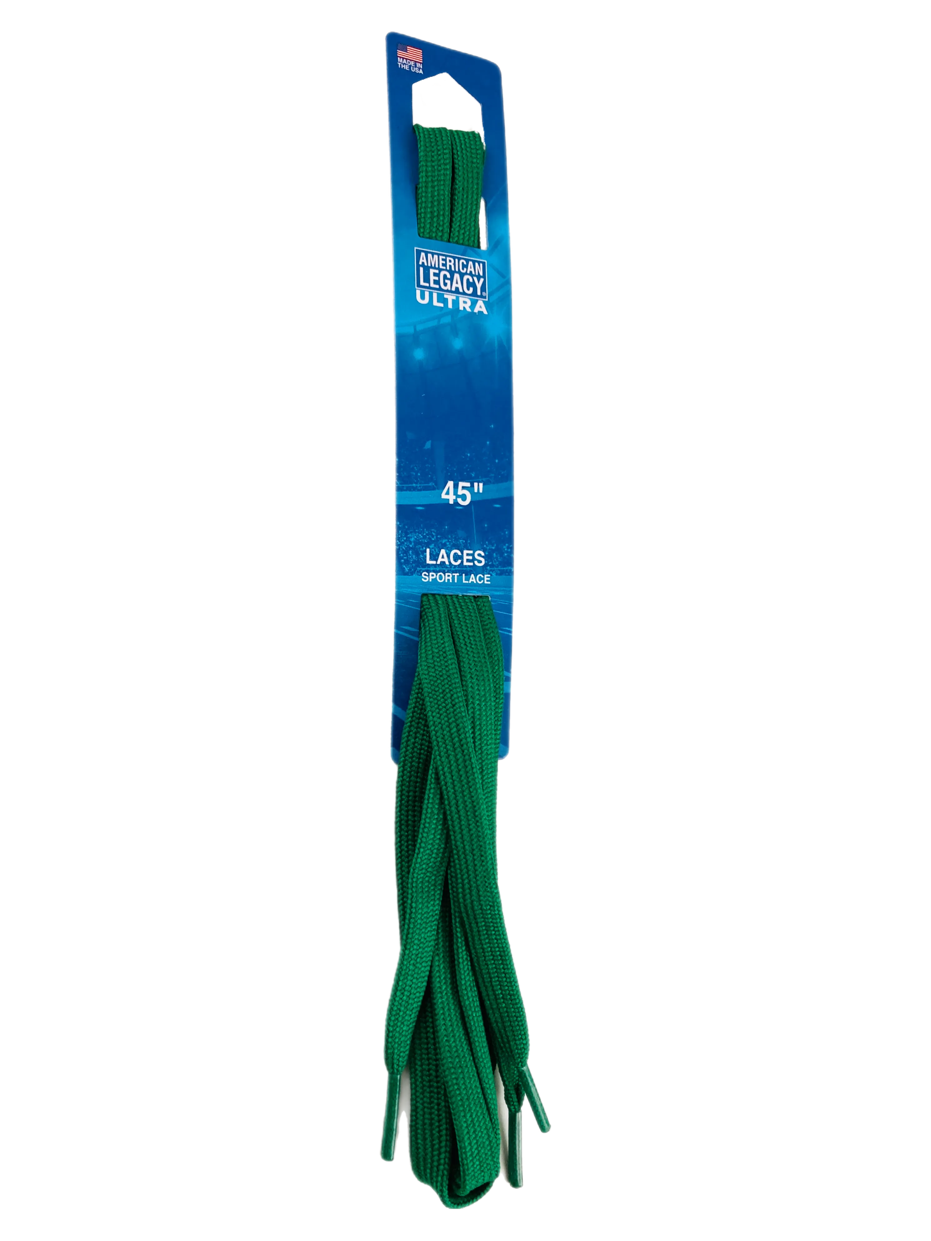 American Legacy ® Ultra Narrow Flat Tubular Laces | Kelly Green