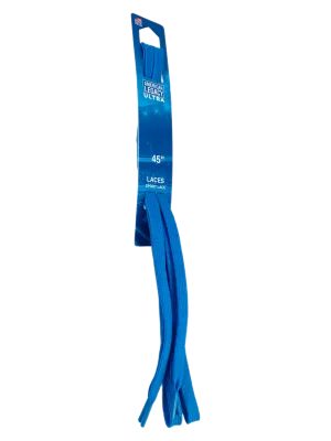 American Legacy ® Ultra Narrow Flat Tubular Laces | Neon Blue