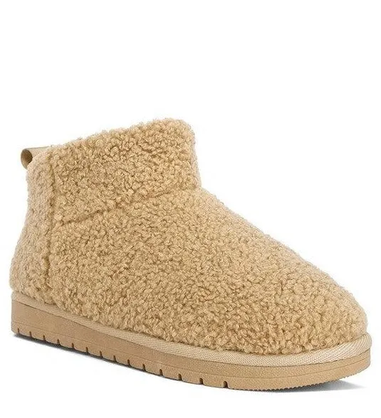 Anatole Fleece Exterior Fluffy Boots