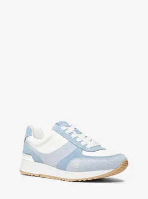 Andi Two-Tone Washed Denim Trainer