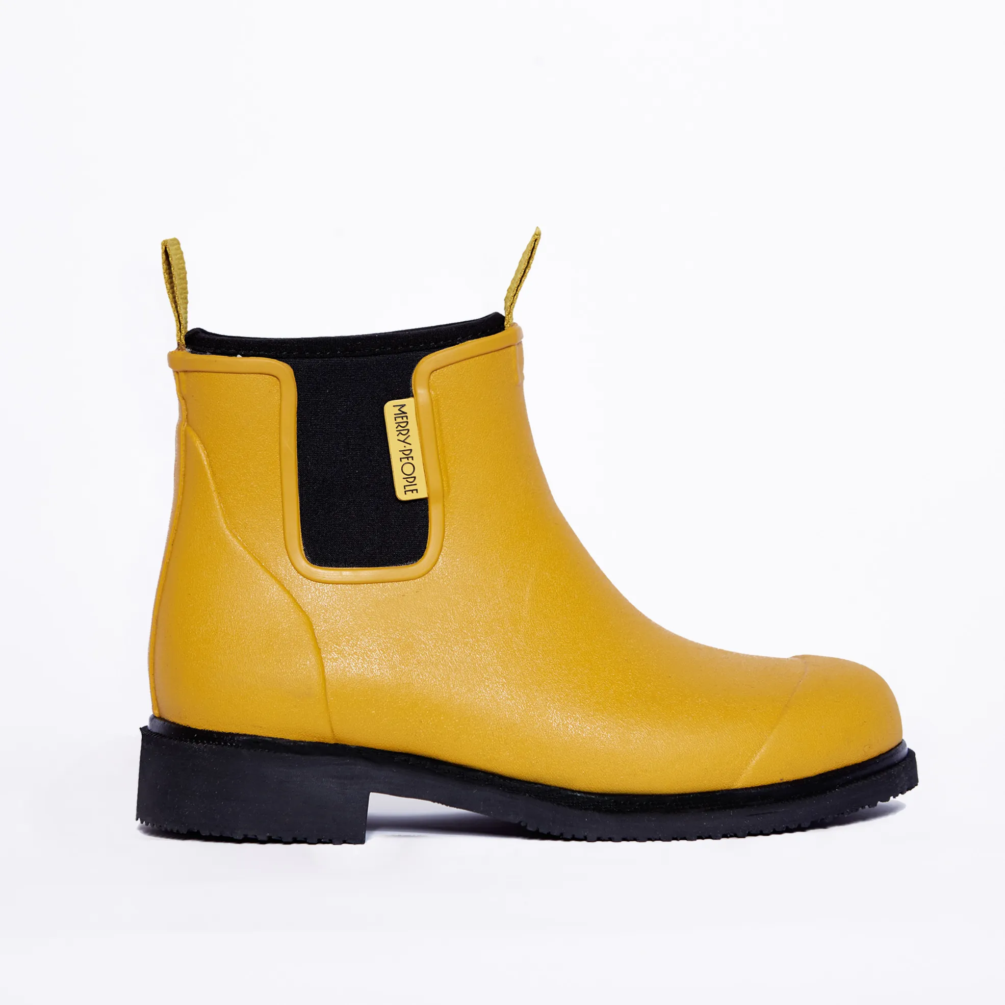 Bobbi Wellington Boot - Mustard Yellow and Black