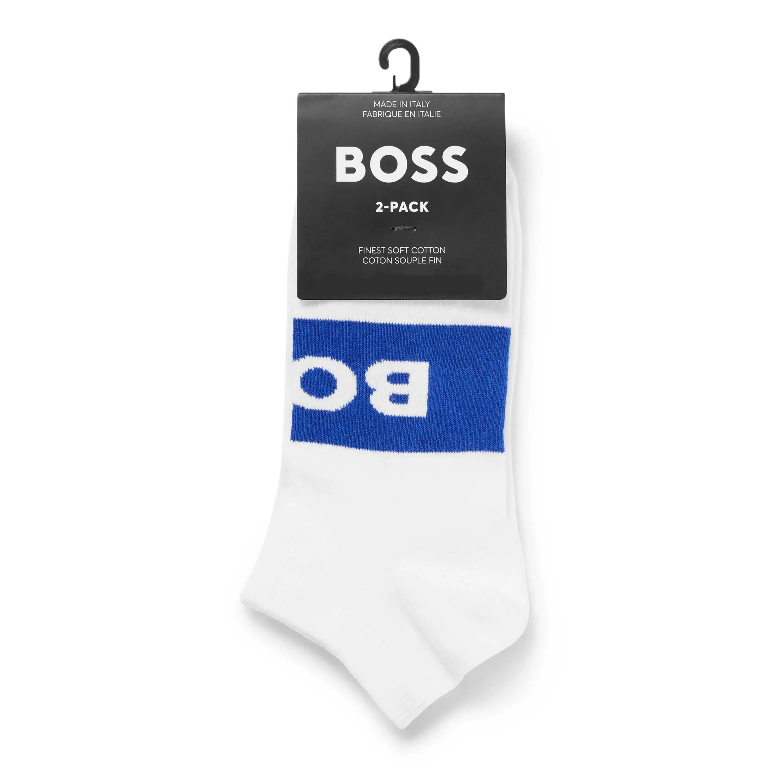 BOSS 2 Pack AS Logo Col CC Sock in White