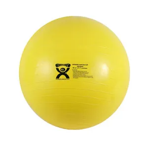 CanDo inflatable ABS ball, 45 cm (17.7 in), yellow