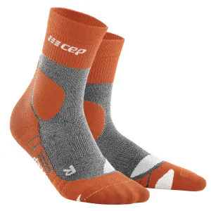 CEP | Hiking Merino Mid Cut Compression Socks | Women's | Sunset/Grey