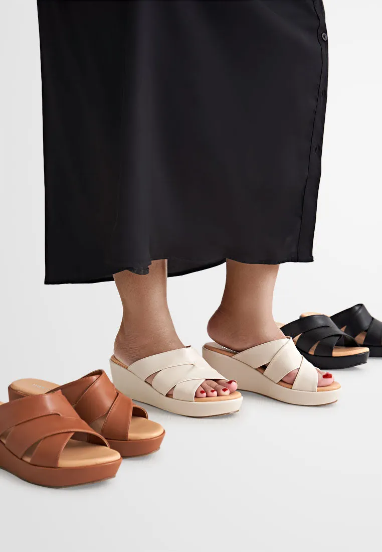 Chiyo Simple Casual Wedge Sandals