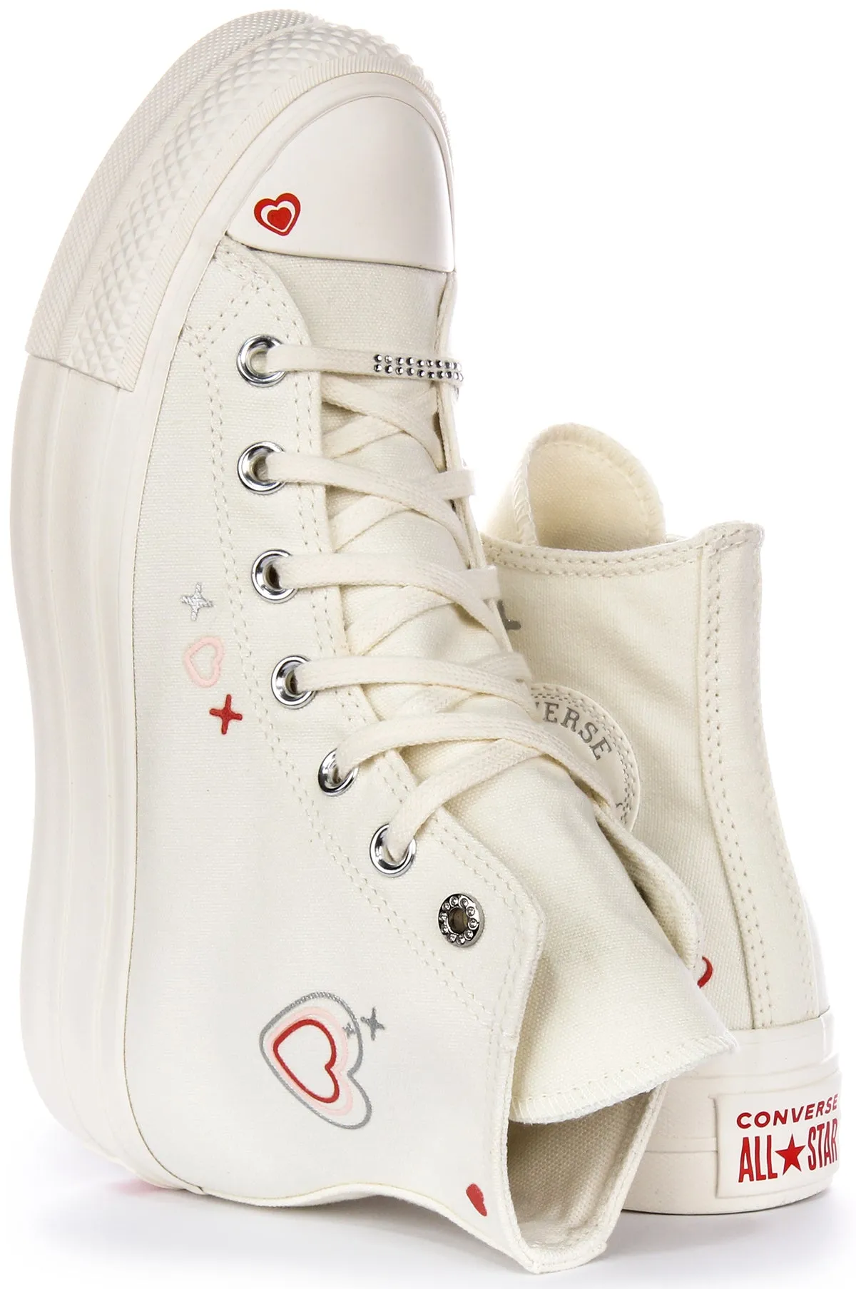 Converse All Star Lift 2K A09114C Platform In White For Women