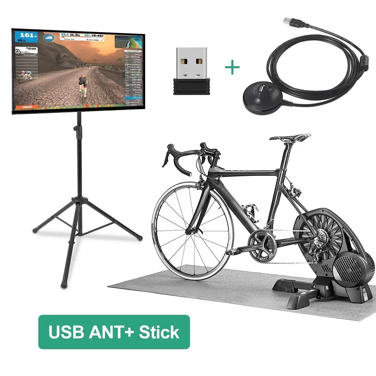 CooSpo USB ANT Stick, ANT  Dongle for Indoor Cycling Training Data Transmission