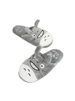 Cute Cat Cartoon Animal Couples Home Slipper