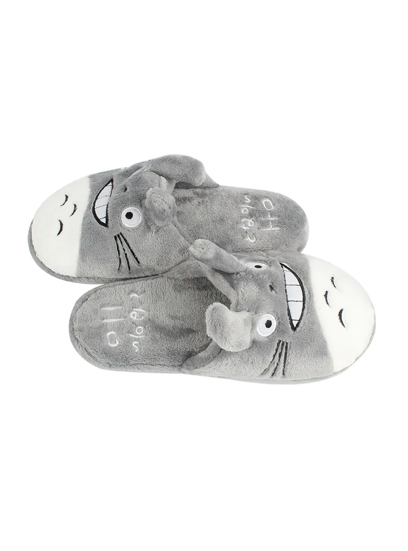 Cute Cat Cartoon Animal Couples Home Slipper