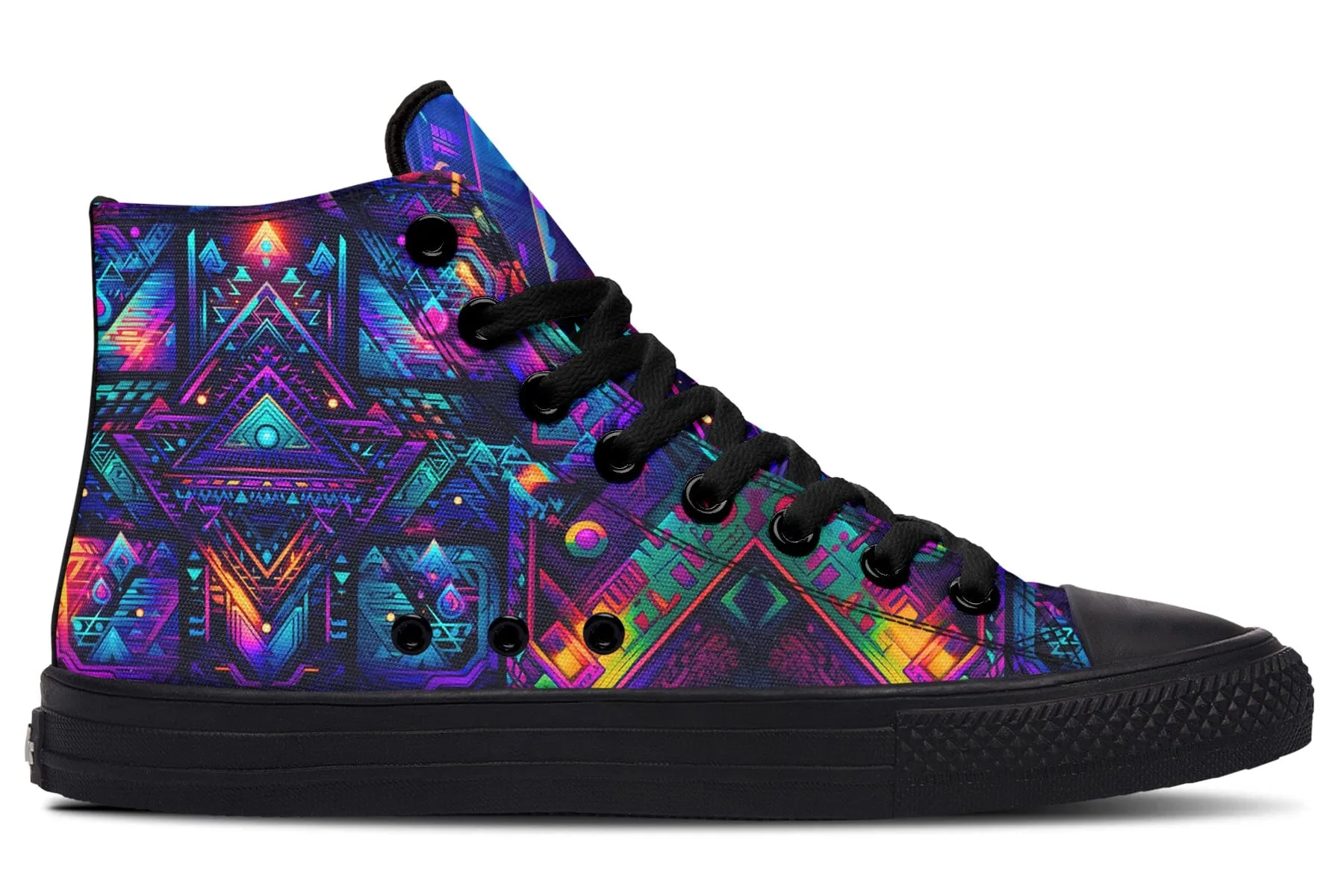 Cyber Night High Top Shoes