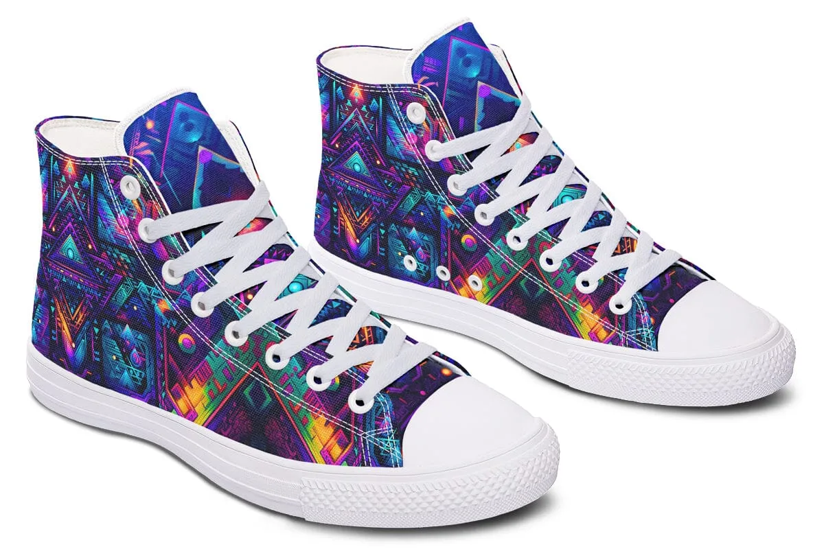 Cyber Night High Top Shoes