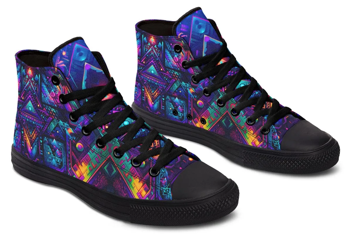 Cyber Night High Top Shoes