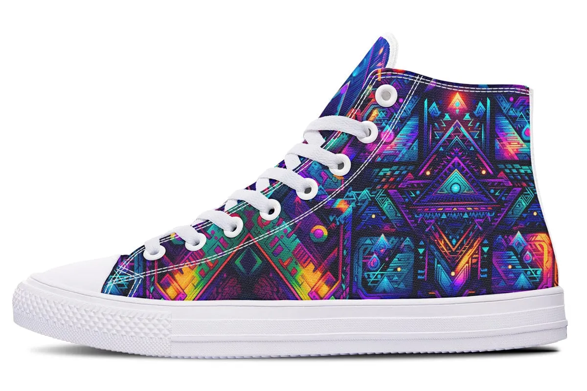 Cyber Night High Top Shoes