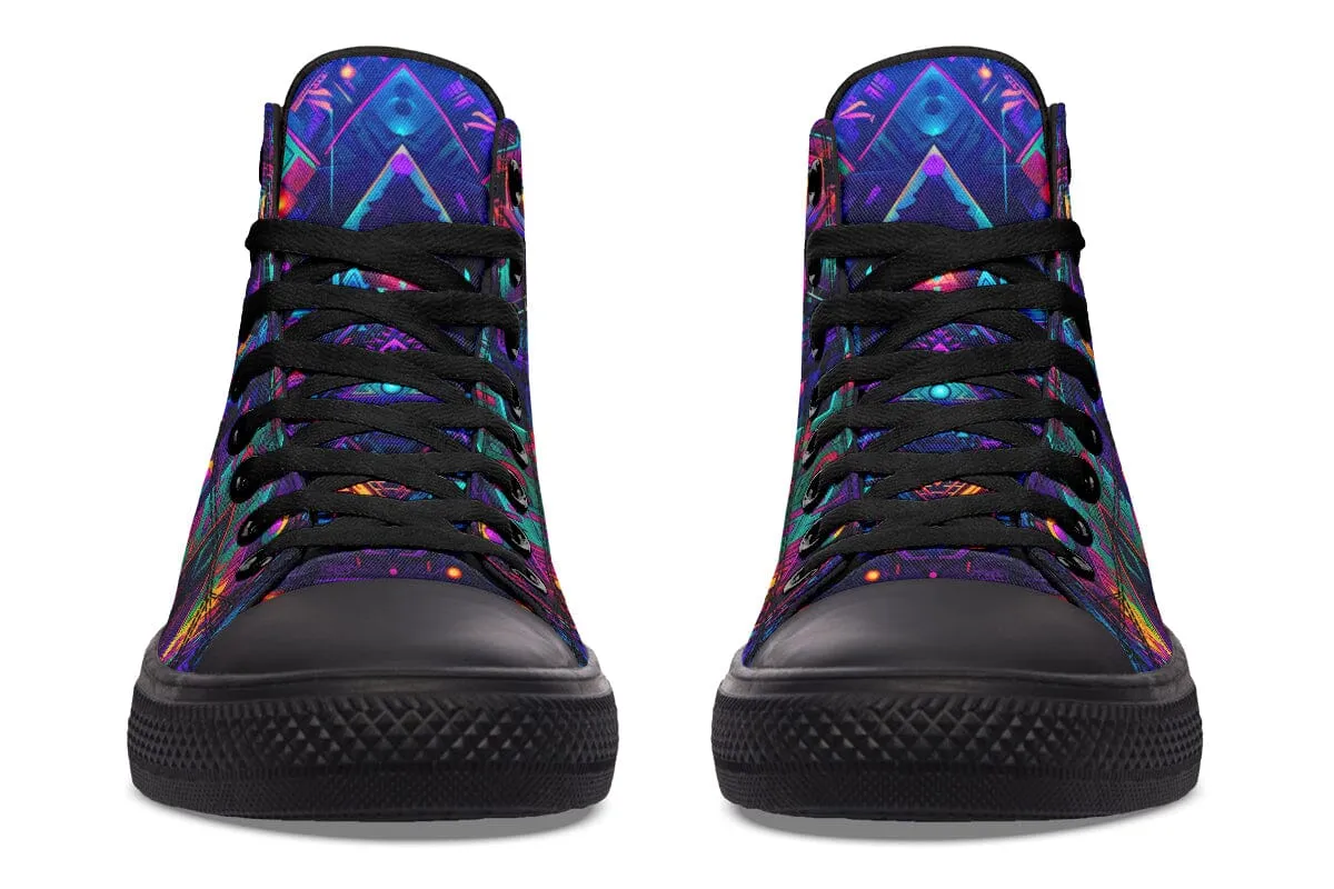 Cyber Night High Top Shoes