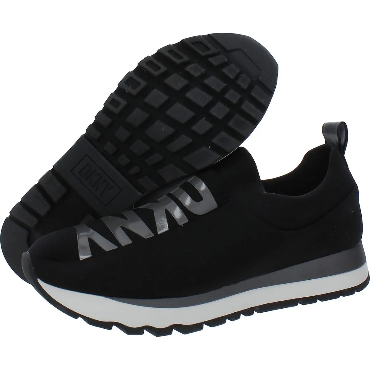 DKNY Womens Jadyn Performance Fitness Slip-On Sneakers