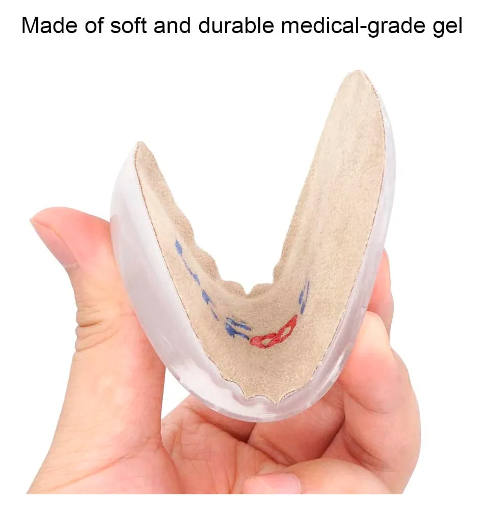 Dr. Foot's Height Increase Insoles, Heel Cushion Inserts, Heel Lift Inserts for Leg Length Discrepancies