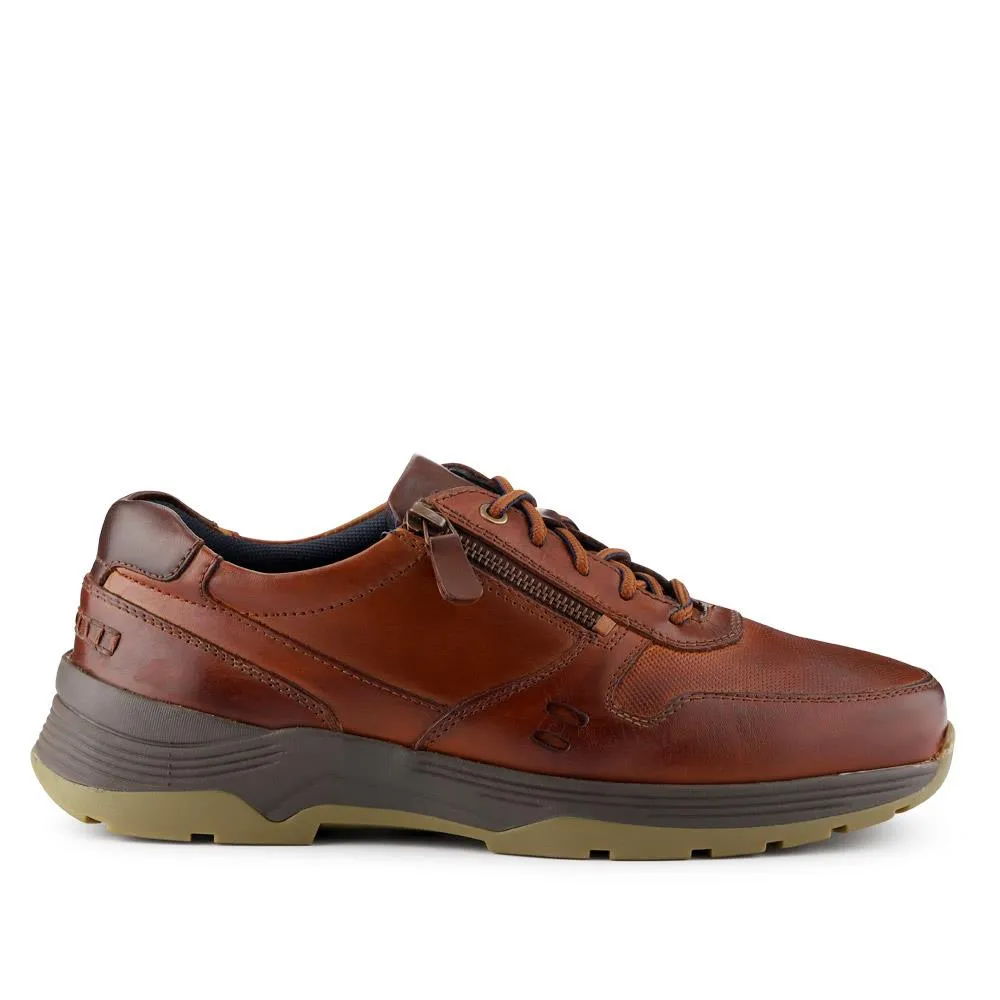 Dual-Fastening Leather Shoes  - DINO / 325 166