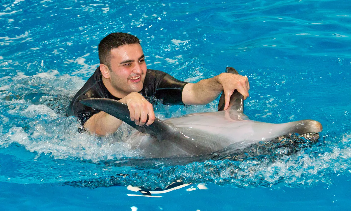 Dubai Dolphinarium Swim with Dolphins