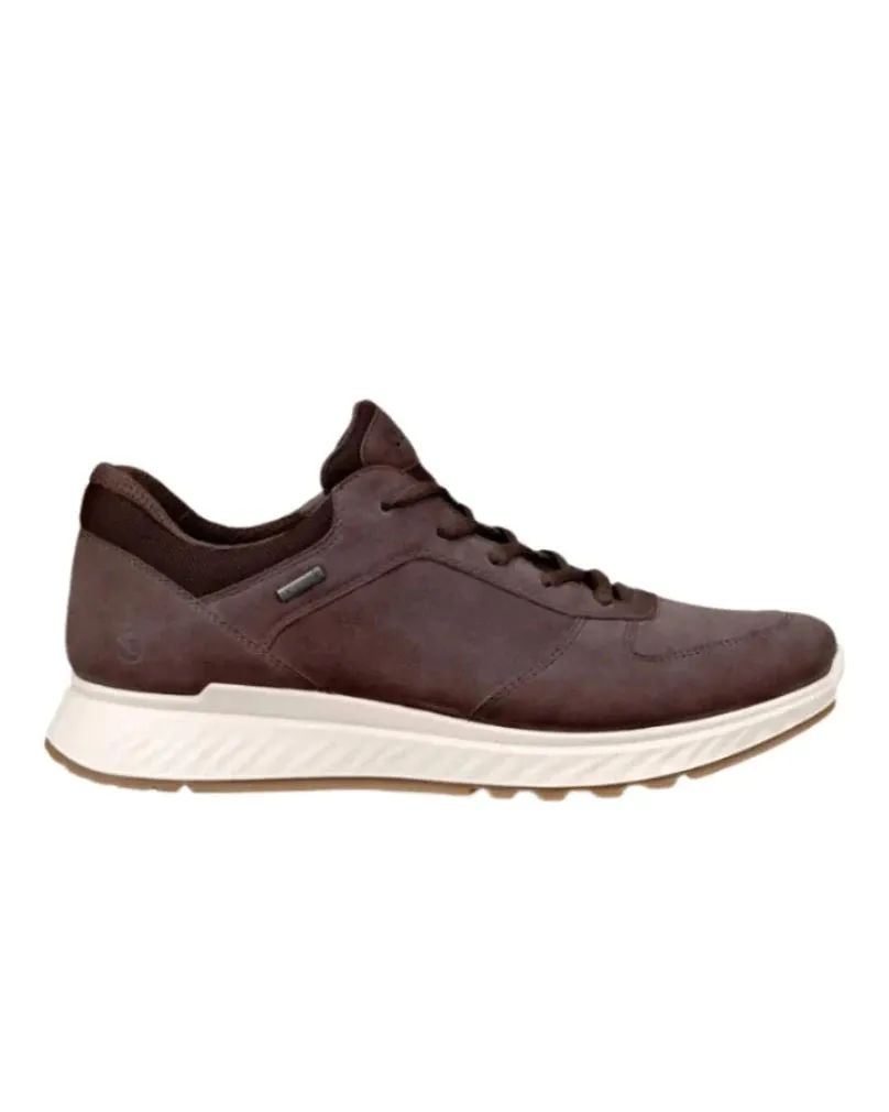 Ecco Mens Gore-Tex Exostride Trainer Mocha