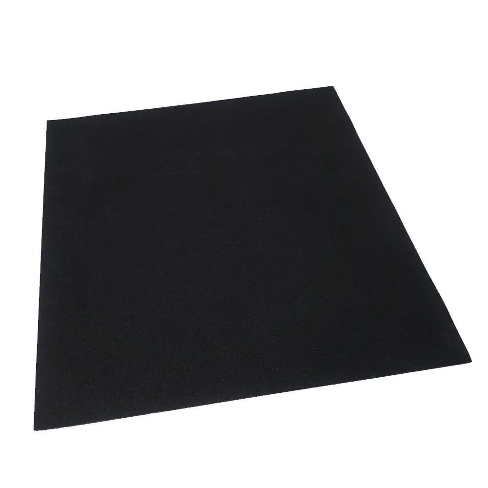 Economy Rubber Floor Tiles Gym Tile - 1m x 1m x 8mm - no bevelled edge(black)