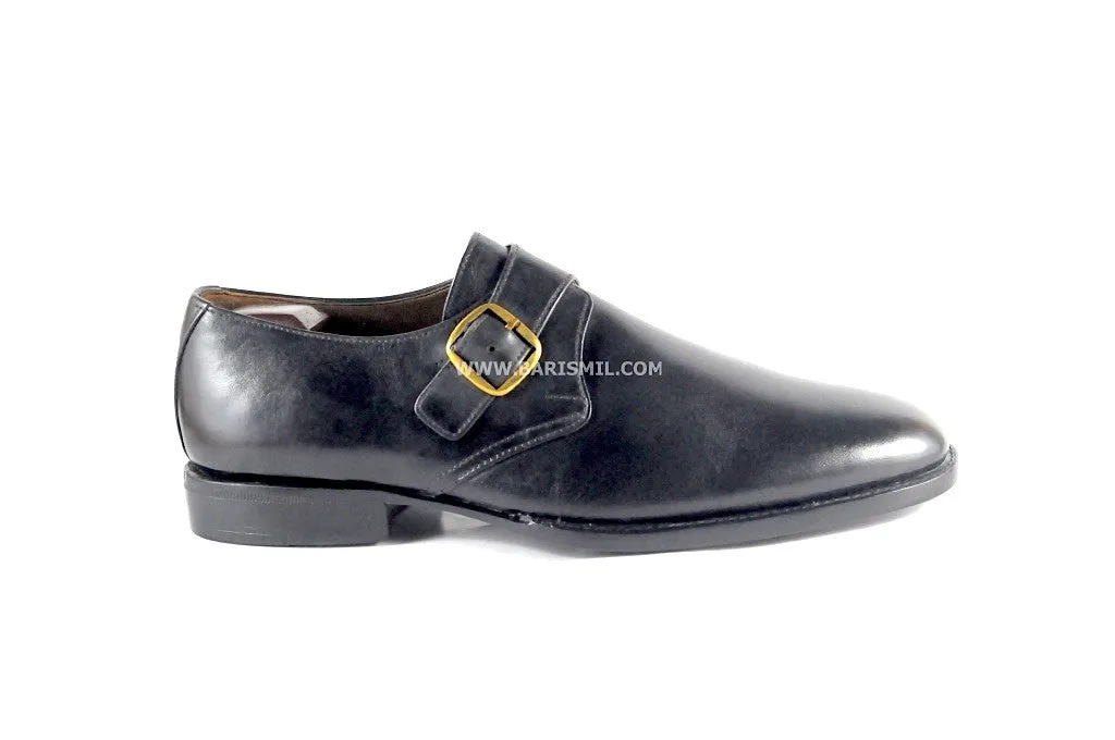 Edinburg - Single Monk Strap Shoes