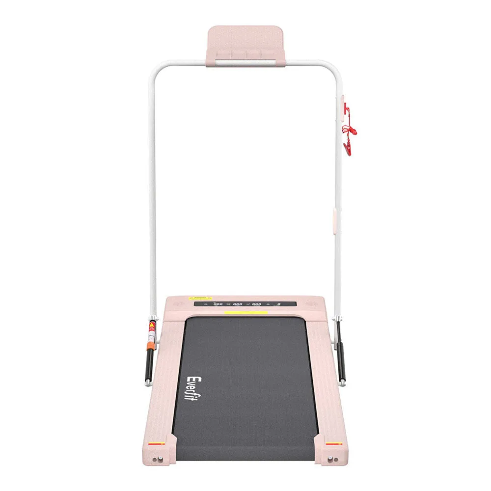 Everfit Treadmill Electric Walking Pad Under Desk Home Gym Fitness 400mm Pink