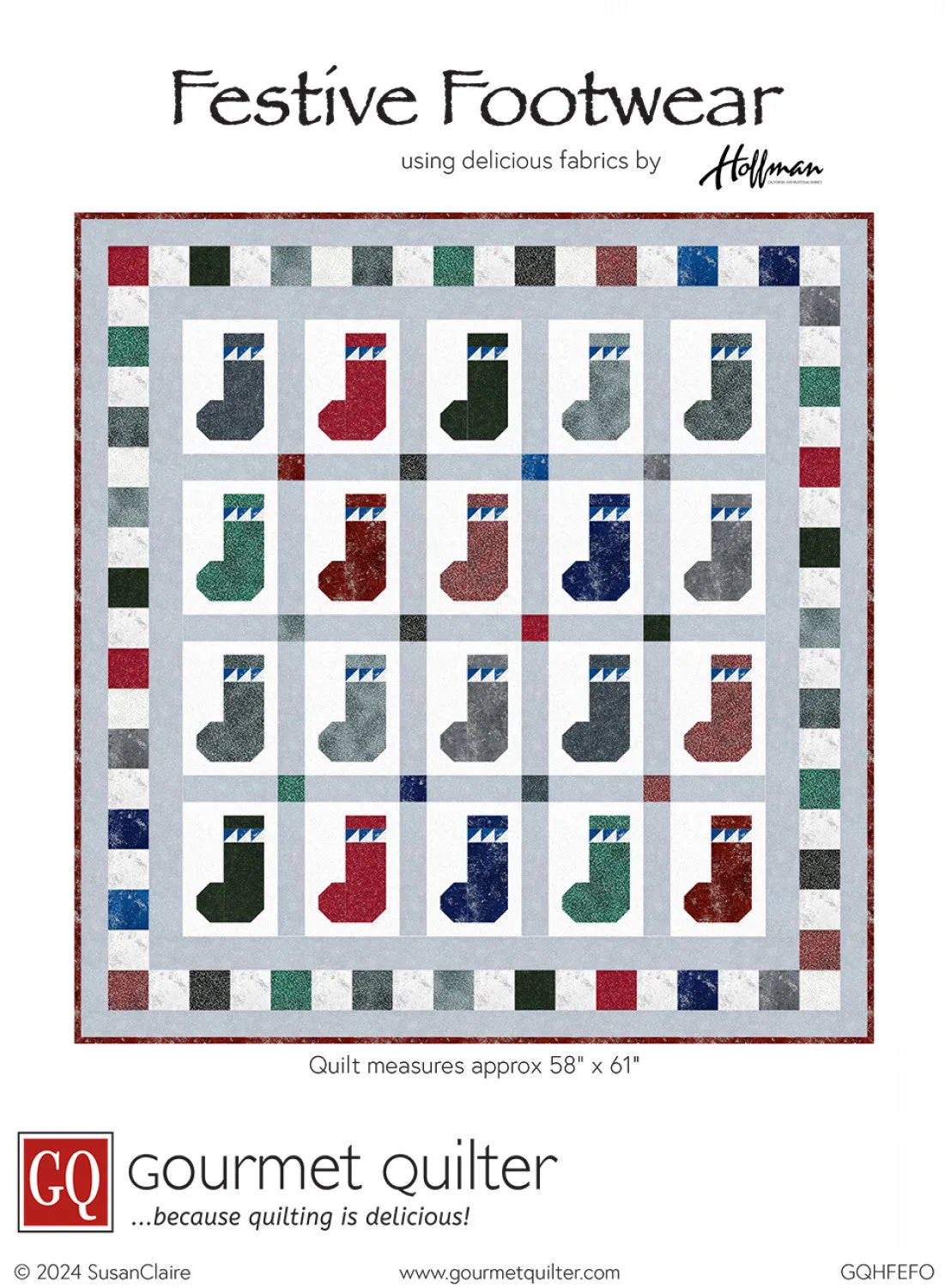 Festive Footwear Quilt Pattern