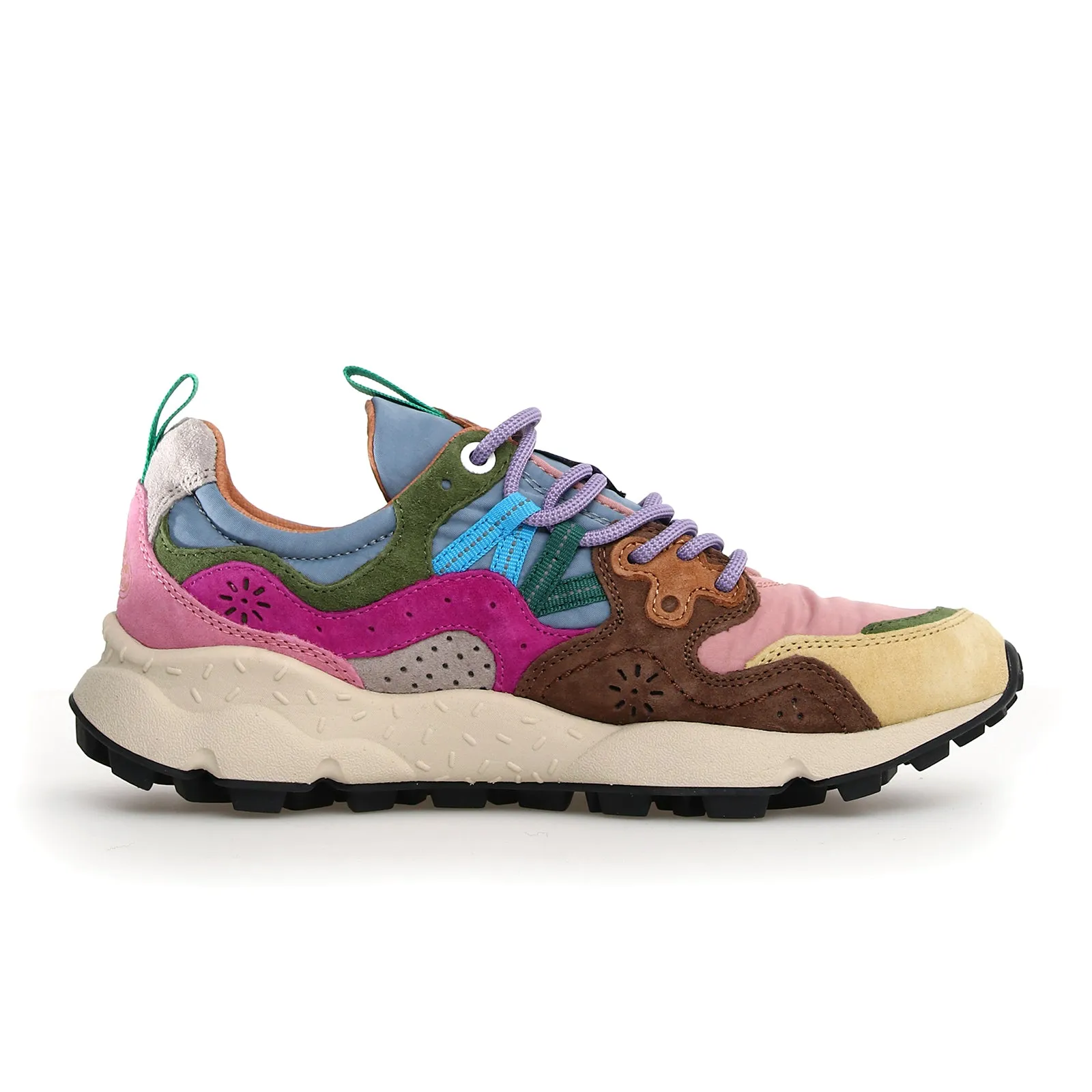 Flower Mountain Yamano 3 Sneaker (Women) - Cream/Pink/Light Brown