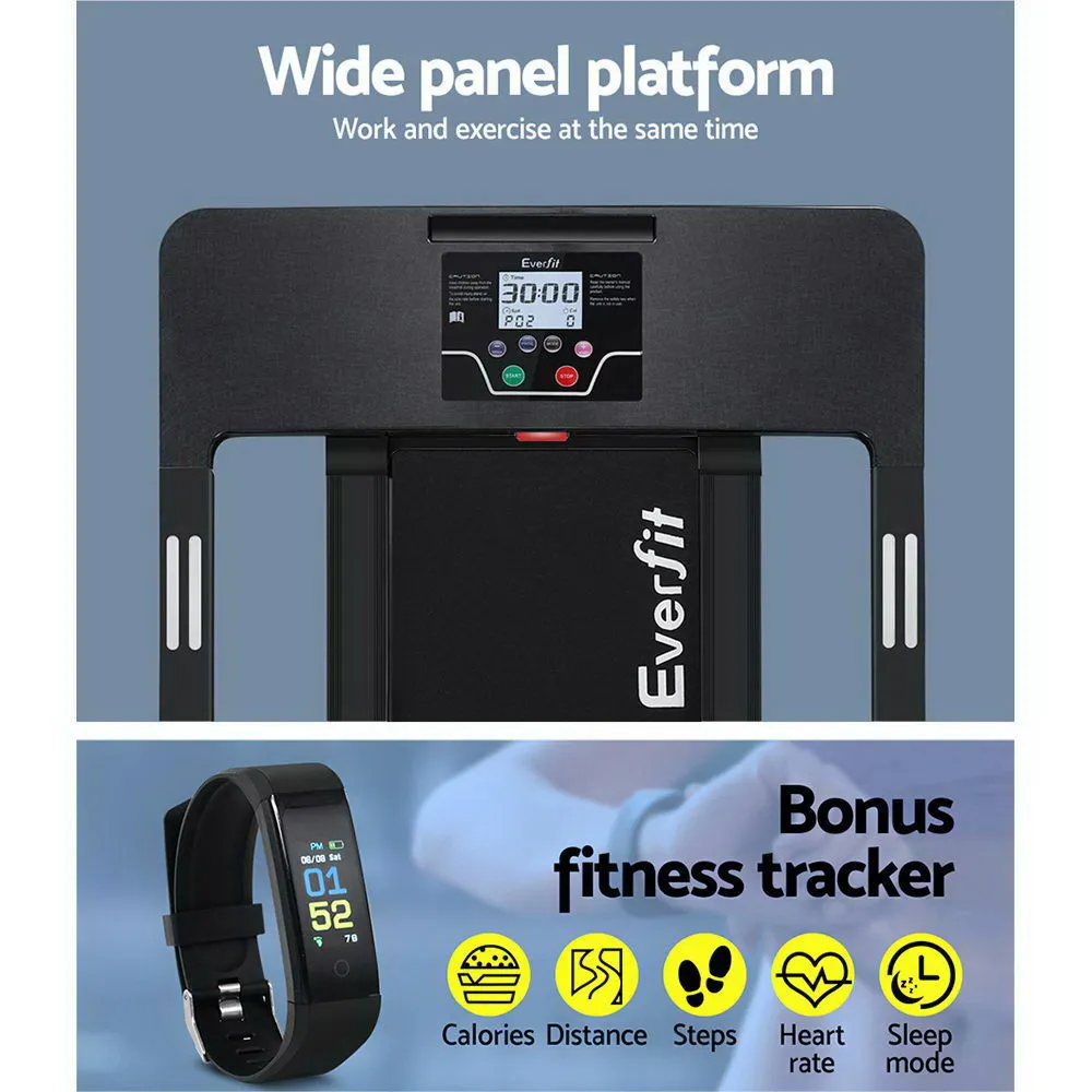 Foldable LCD Treadmill with 12 Programs, 2.5HP Motor - Everfit