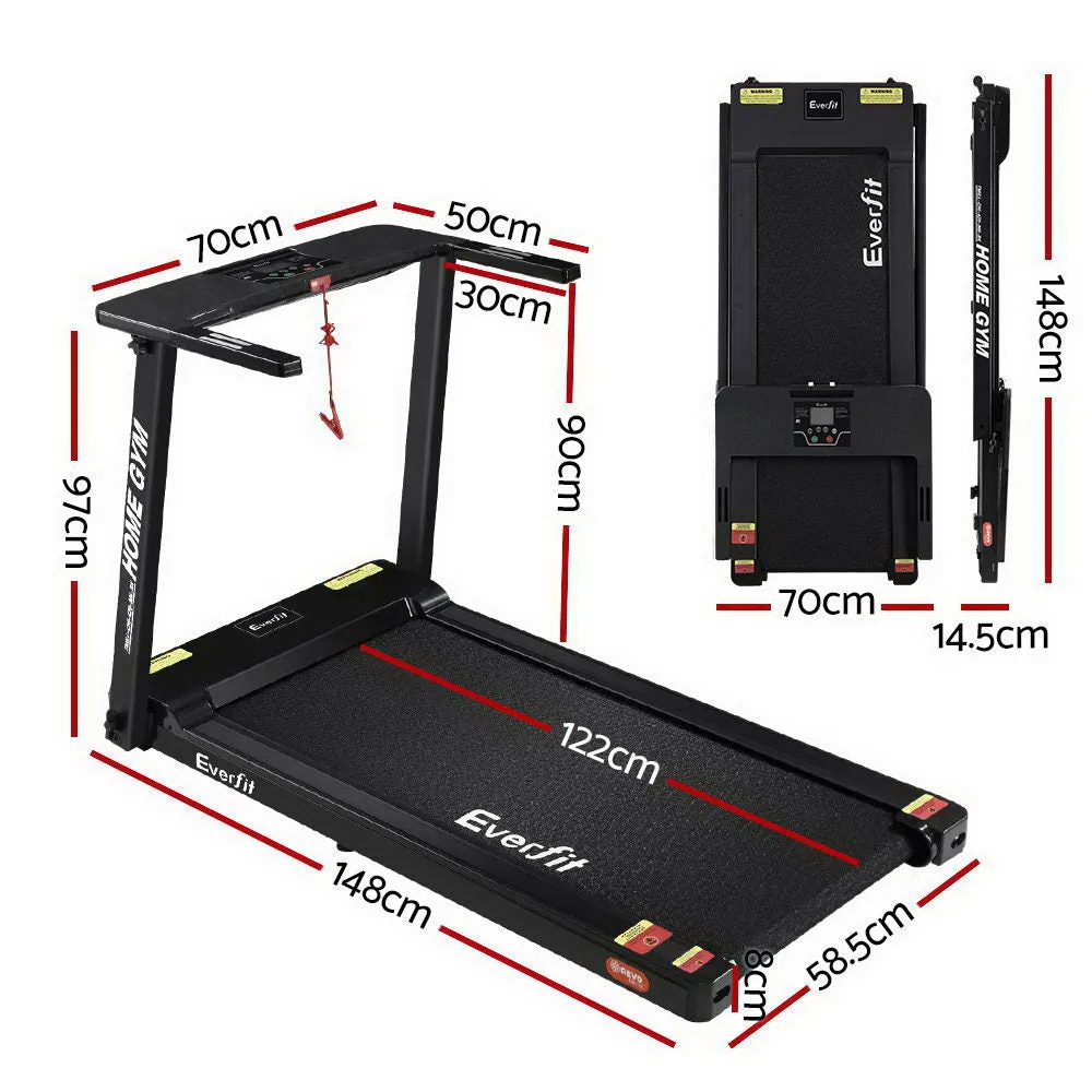 Foldable LCD Treadmill with 12 Programs, 2.5HP Motor - Everfit