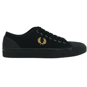 Fred Perry B4365 157 Hughes Low Canvas Black Trainers