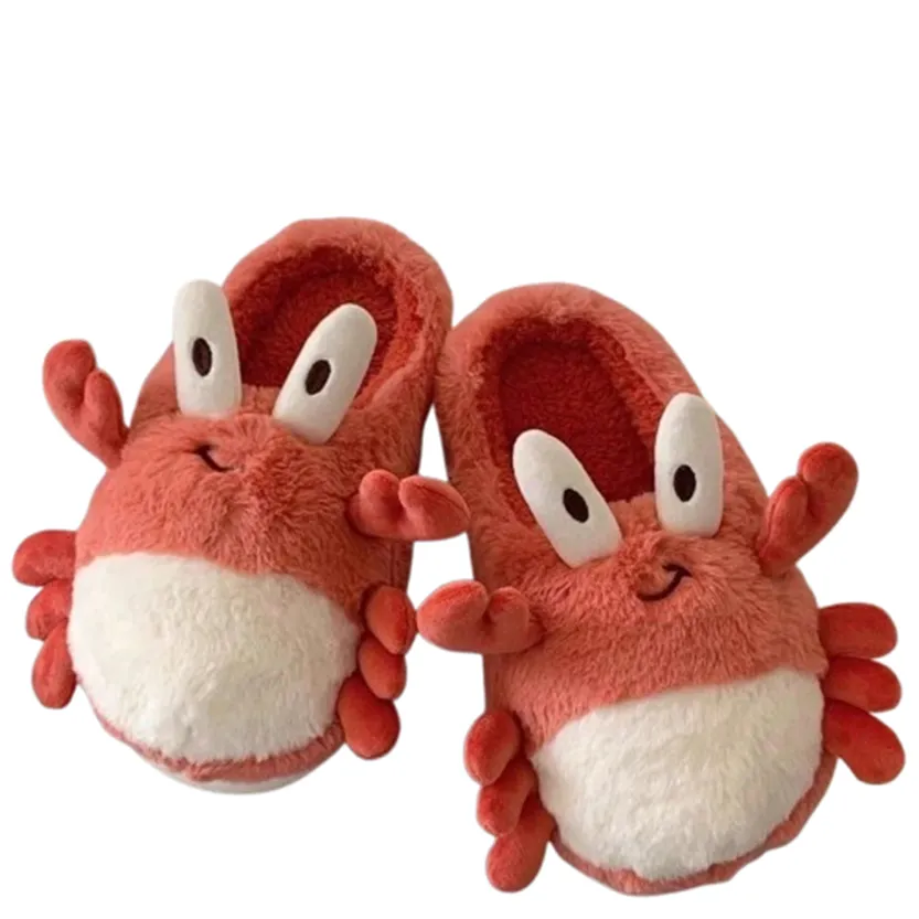 Funki Buys | Shoes | Women's Cute Crab Winter Soft Slippers