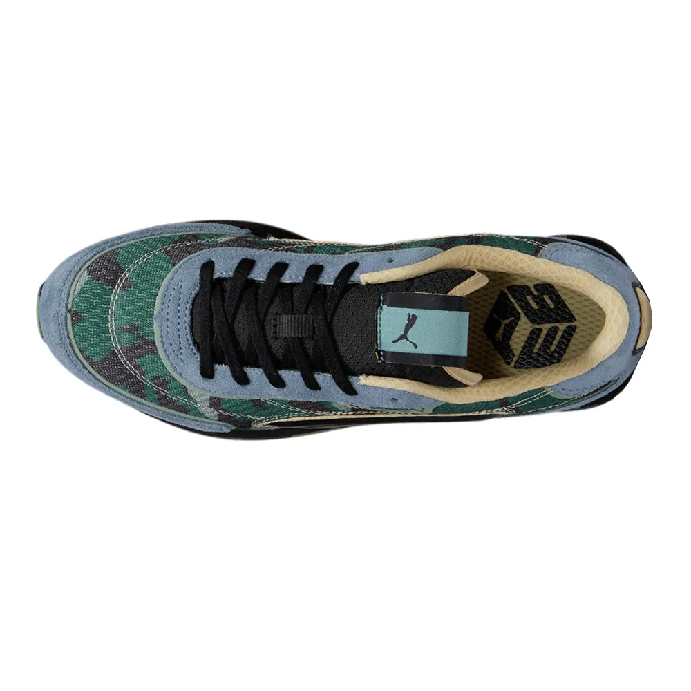 Future Rider Concrete Camo Lace Up Sneakers