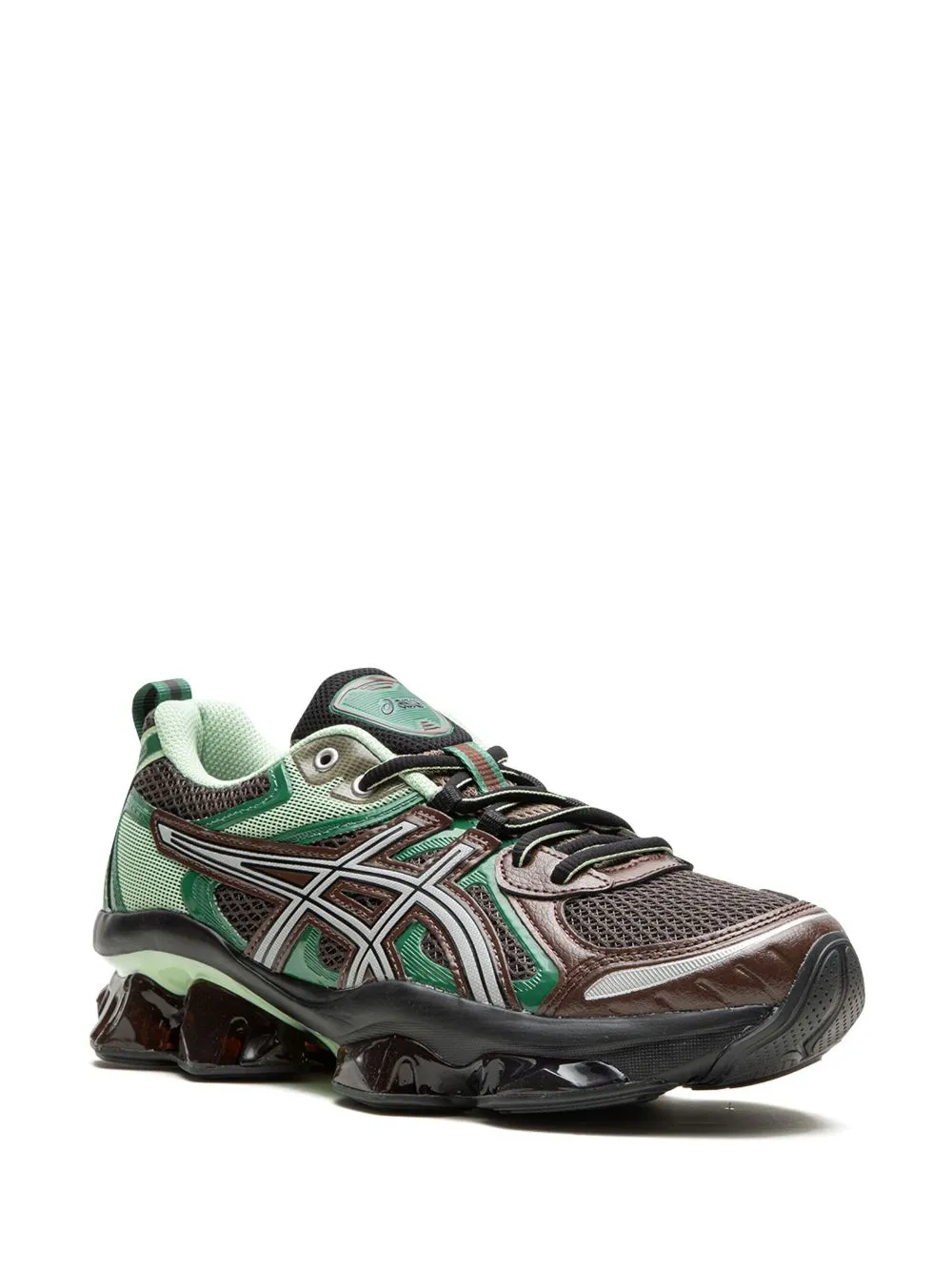 GEL-Quantum Kinetic "Dark Sepia Shamrock" sneakers