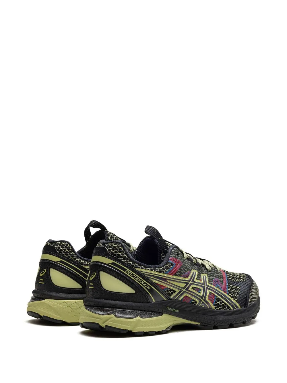 GEL-TERRAIN "Black/Neon Lime" sneakers