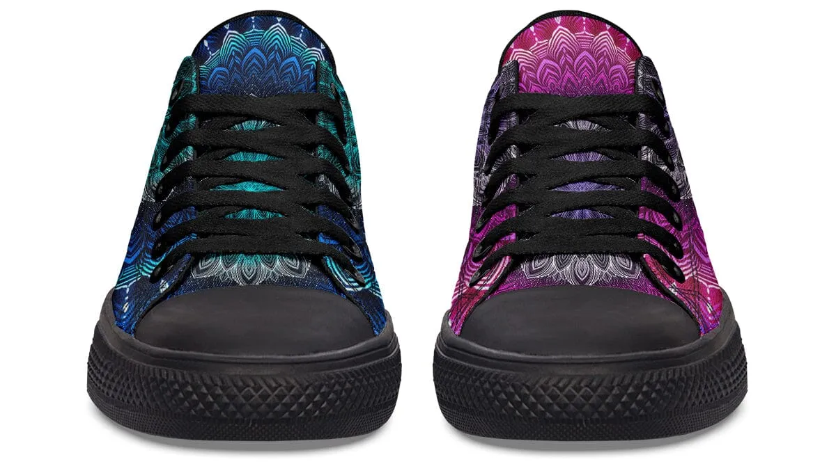 Glowing Mandala Low Top Shoes