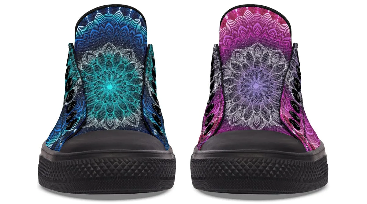 Glowing Mandala Low Top Shoes