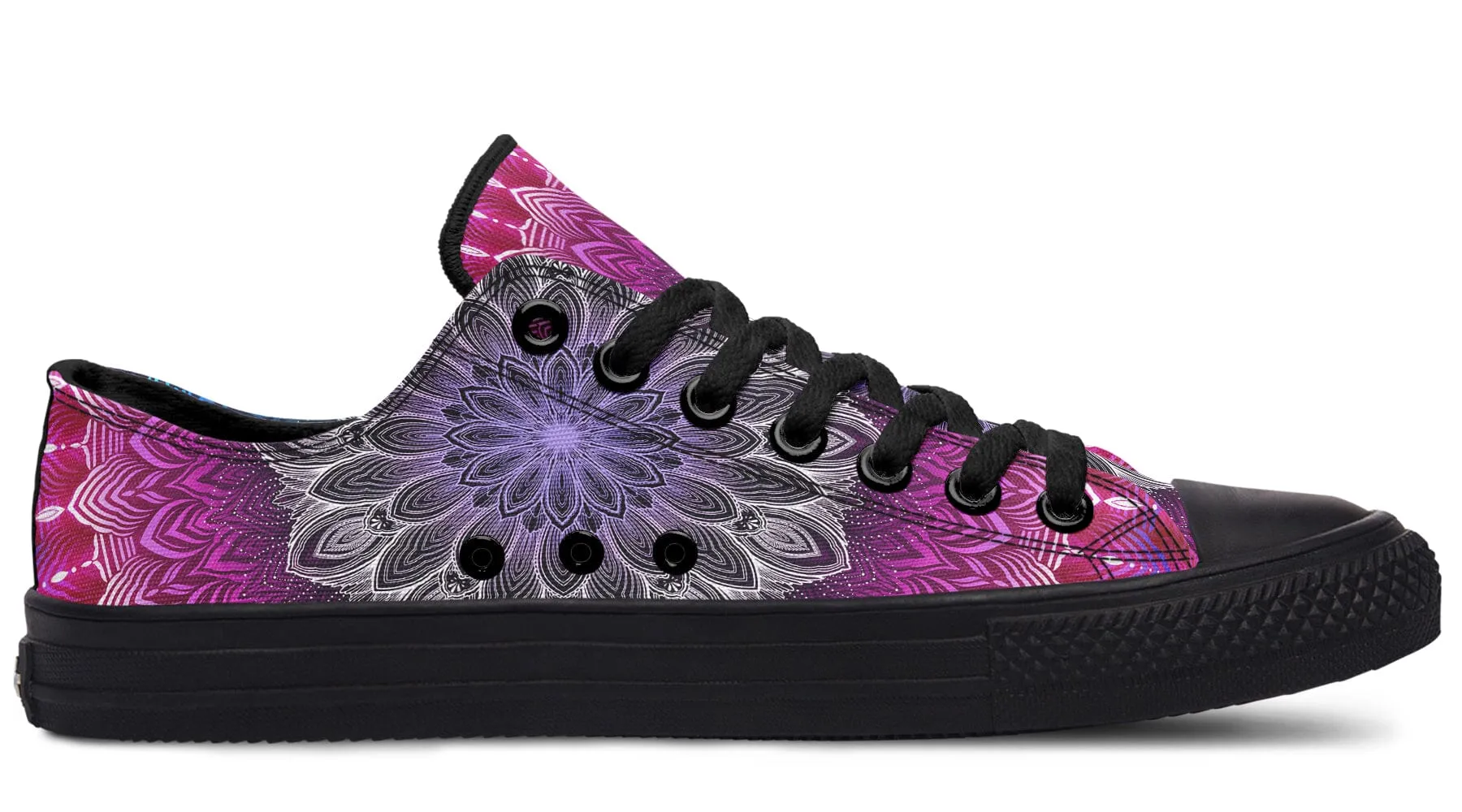 Glowing Mandala Low Top Shoes