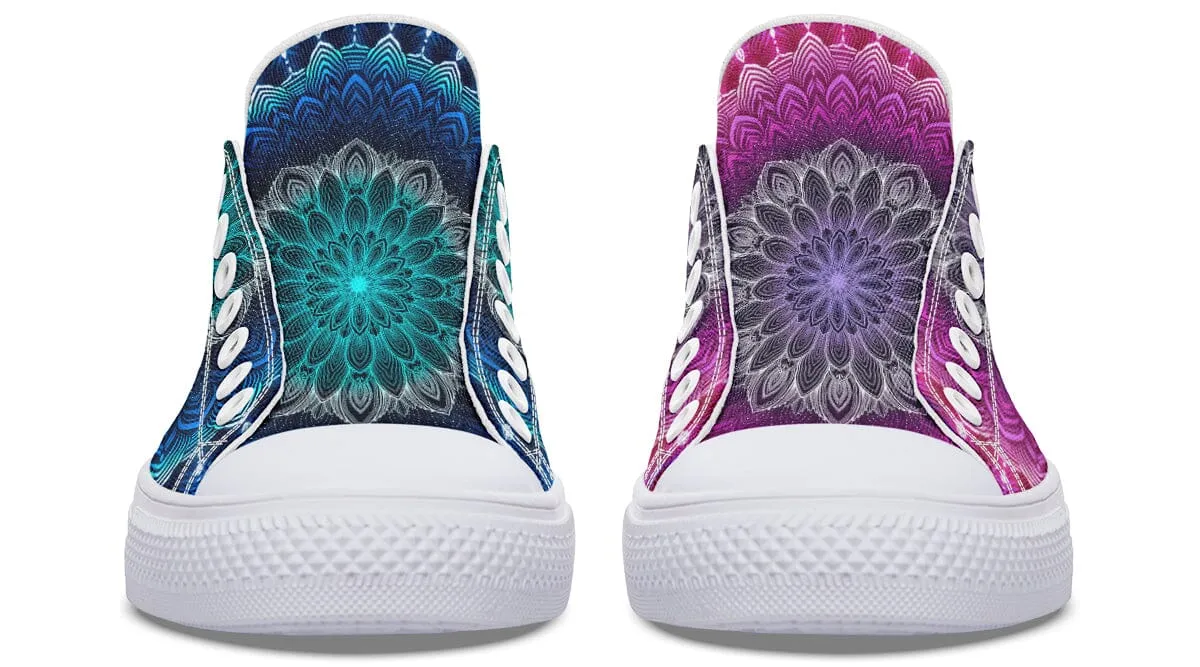 Glowing Mandala Low Top Shoes