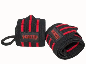 Grizzly Heavy Duty Red Line Wrist Wraps